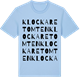 Blue Soul t-shirt med Klockaretomten ordlek t-shirt