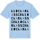 Blue Soul t-shirt med Klockarkassen ordlek t-shirt