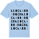Blue Soul t-shirt med Klockarringen ordlek t-shirt