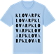 Blue Soul t-shirt med Klovarp ordlek t-shirt