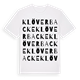 Klöverbacke ordlek t-shirt