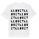 Klovet ordlek t-shirt