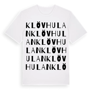 Klövhulan ordlek t-shirt – ekologisk bomull t-shirt från Pinshirt