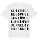 Klövhulan ordlek t-shirt
