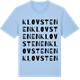 Blue Soul t-shirt med Klovstenen ordlek t-shirt