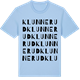 Blue Soul t-shirt med Klunnerud ordlek t-shirt