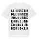 Klunnerud ordlek t-shirt