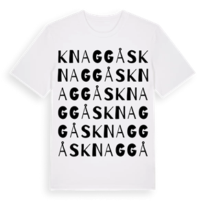 Knaggås ordlek t-shirt – ekologisk bomull t-shirt från Pinshirt
