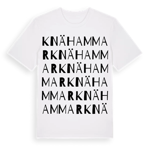 Knähammar ordlek t-shirt – ekologisk bomull t-shirt från Pinshirt