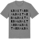Mid Heather Gray t-shirt med Knaltarna ordlek t-shirt