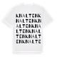 Knalten ordlek t-shirt