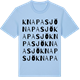 Blue Soul t-shirt med Knapasjö ordlek t-shirt