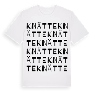 Knätte ordlek t-shirt – ekologisk bomull t-shirt från Pinshirt