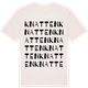 Vintage White t-shirt med Knatten ordlek t-shirt