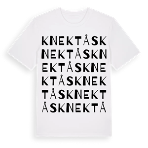 Knektås ordlek t-shirt – ekologisk bomull t-shirt från Pinshirt