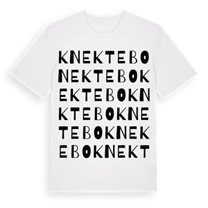 Knektebo ordlek t-shirt – ekologisk bomull t-shirt från Pinshirt