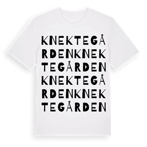 Knektegården ordlek t-shirt – ekologisk bomull t-shirt från Pinshirt