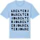 Blue Soul t-shirt med Knekterud ordlek t-shirt