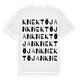 Knektöjan ordlek t-shirt