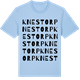 Blue Soul t-shirt med Knestorp ordlek t-shirt