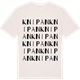 Vintage White t-shirt med Knipan ordlek t-shirt