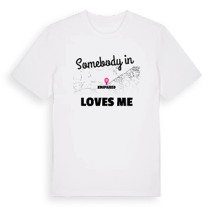Någon i Knipared älskar mig t-shirt – ekologisk bomull t-shirt från Pinshirt
