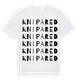 White t-shirt med Knipared ordlek t-shirt