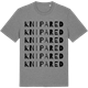Mid Heather Gray t-shirt med Knipared ordlek t-shirt