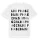 Kniphagen ordlek t-shirt