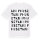 Kniphuset ordlek t-shirt