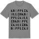 Mid Heather Gray t-shirt med Knipplekullen ordlek t-shirt