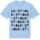 Blue Soul t-shirt med Knistad ordlek t-shirt