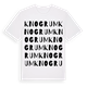 Knogrum ordlek t-shirt