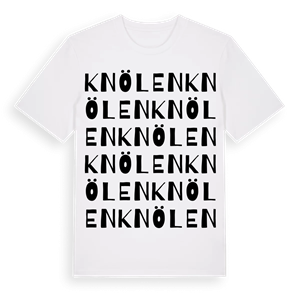 Knölen ordlek t-shirt – ekologisk bomull t-shirt från Pinshirt