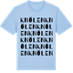 Blue Soul t-shirt med Knölen ordlek t-shirt