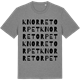 Mid Heather Gray t-shirt med Knorretorpet ordlek t-shirt