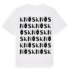 Knös ordlek t-shirt – ekologisk bomull t-shirt från Pinshirt