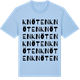 Blue Soul t-shirt med Knöten ordlek t-shirt