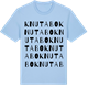 Blue Soul t-shirt med Knutabo ordlek t-shirt