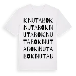 Knutabo ordlek t-shirt – ekologisk bomull t-shirt från Pinshirt