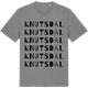 Mid Heather Gray t-shirt med Knutsdal ordlek t-shirt