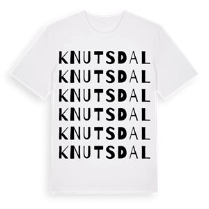 Knutsdal ordlek t-shirt – ekologisk bomull t-shirt från Pinshirt