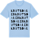 Blue Soul t-shirt med Knutsdalen ordlek t-shirt