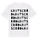 Knutseröd ordlek t-shirt