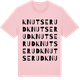 Pink Cotton t-shirt med Knutserud ordlek t-shirt