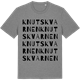 Mid Heather Gray t-shirt med Knutskvarnen ordlek t-shirt