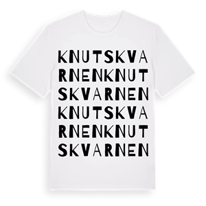 Knutskvarnen ordlek t-shirt – ekologisk bomull t-shirt från Pinshirt