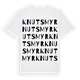Knutsmyr ordlek t-shirt