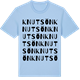 Blue Soul t-shirt med Knutsön ordlek t-shirt