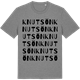 Mid Heather Gray t-shirt med Knutsön ordlek t-shirt
